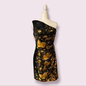 Maggy London Satin Cocktail Dress